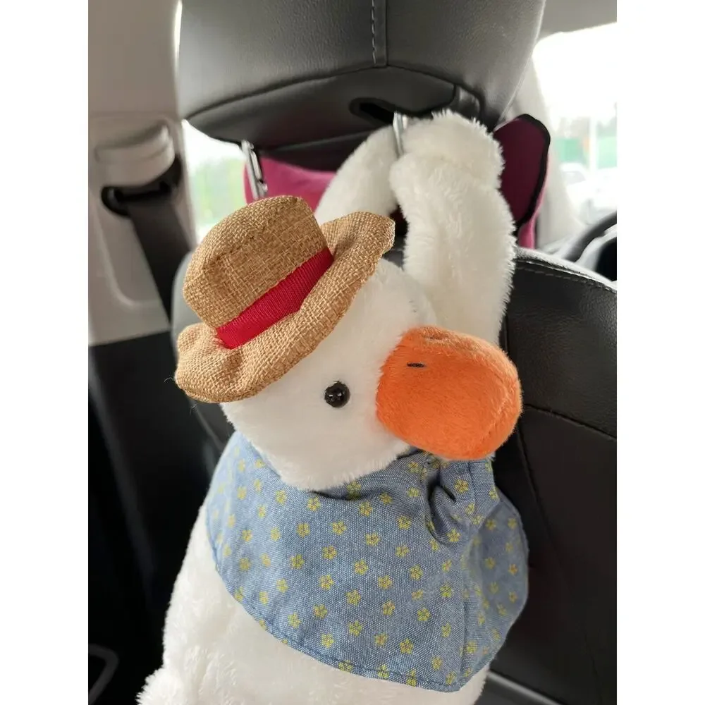 Unique Plush Cartoon Tissue Holder Duck Butt Car Tissue Box Storage